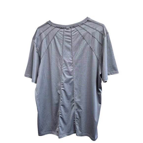 Mono B Mens Gray Performance Short Sleeve T-Shirt M - Picture 4 of 5